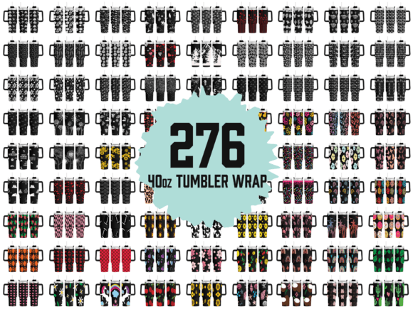 40oz Laser Tumbler Wrap SVG PNG Bundle: Graphics for Crafts