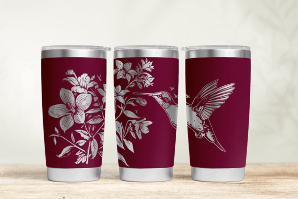 Bird 30oz 20oz Laser Tumbler Wrap SVG: Graphics for Tumbler Wraps