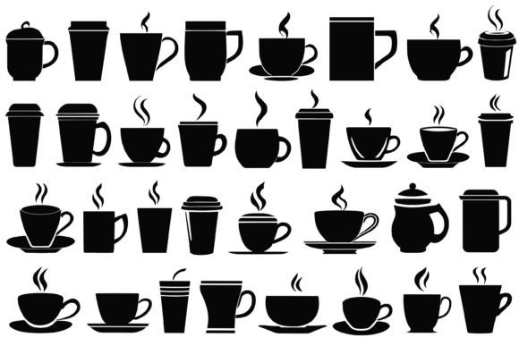 Coffee Cups SVG: Graphics & Illustrations for Local Branding