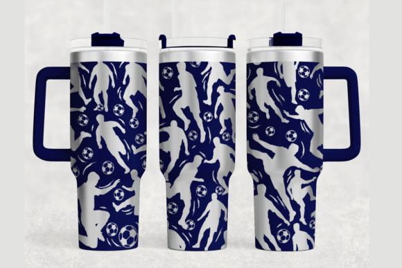 Football 40oz Laser Tumbler Wrap SVG Graphics