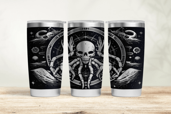 Horror Devil Tumbler SVG: Graphics for Bold Tumbler Wraps