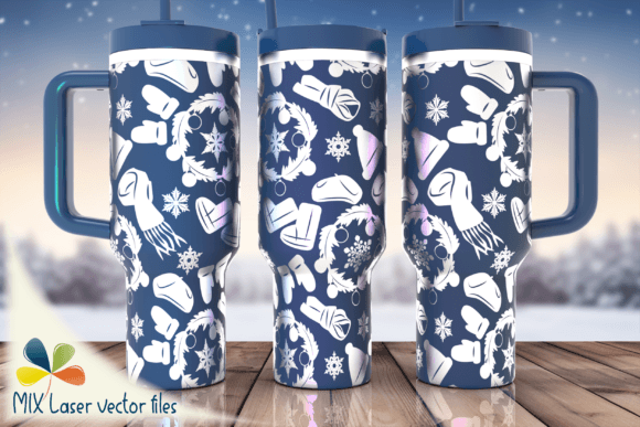 Laser Engraving Graphics for 40oz Tumbler SVG