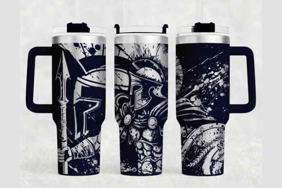 Spartan 40oz Laser Tumbler Wrap SVG: Graphics for Bold Tumbler Wraps
