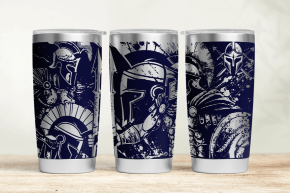 Spartan Tumbler Wrap SVG: Graphics for Authentic Tumbler Wraps